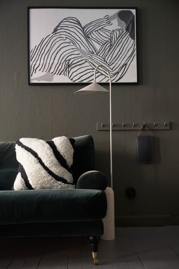 Rio cushion cover cotton 48x48 cm - Black - Boel & Jan