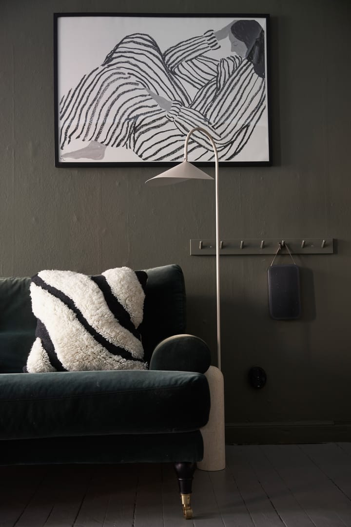Rio cushion cover cotton 48x48 cm - Black - Boel & Jan