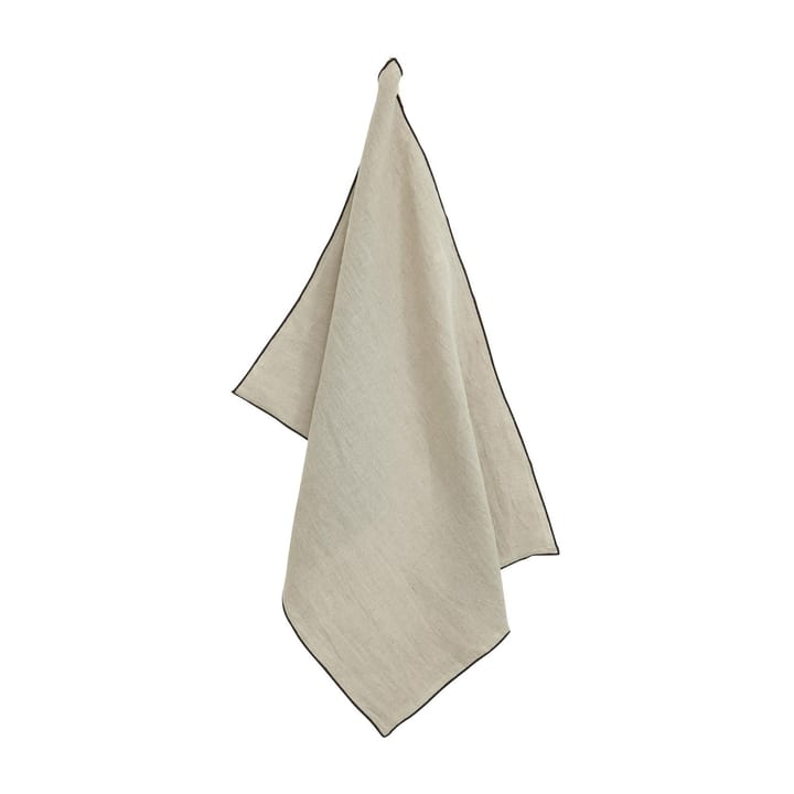 Rough Linen solid kitchen towel 50x70 cm - Beige - Boel & Jan