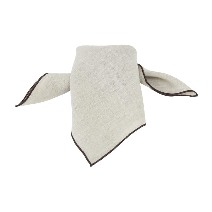 Rough Linen solid napkin 40x40 cm - Beige - Boel & Jan