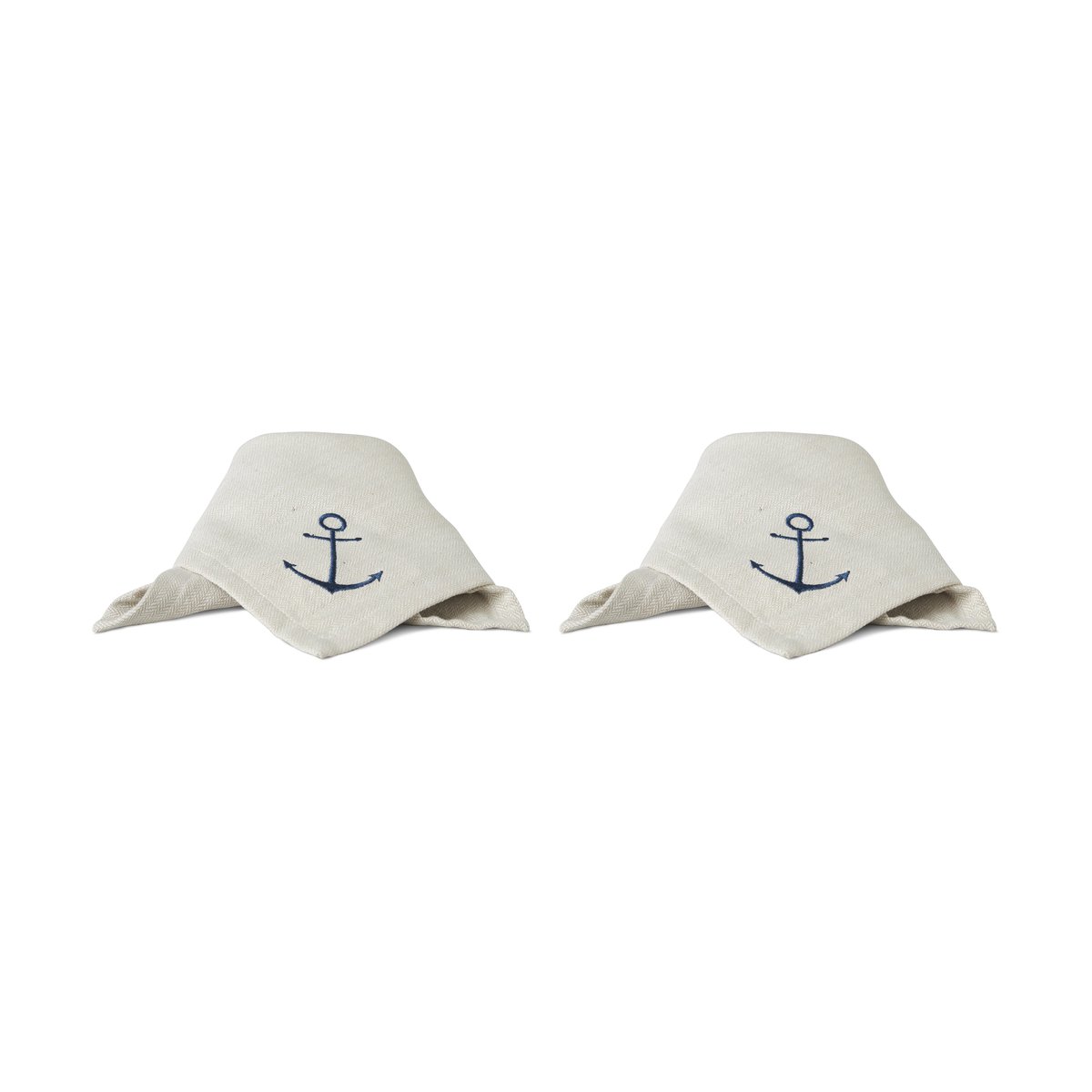Boel & Jan Sjösala cotton napkin 40x40 cm 2-pack Beige
