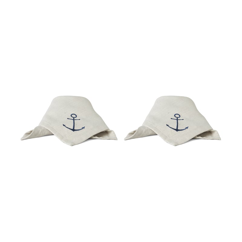 Boel & Jan Sjösala cotton napkin 40x40 cm 2-pack Beige