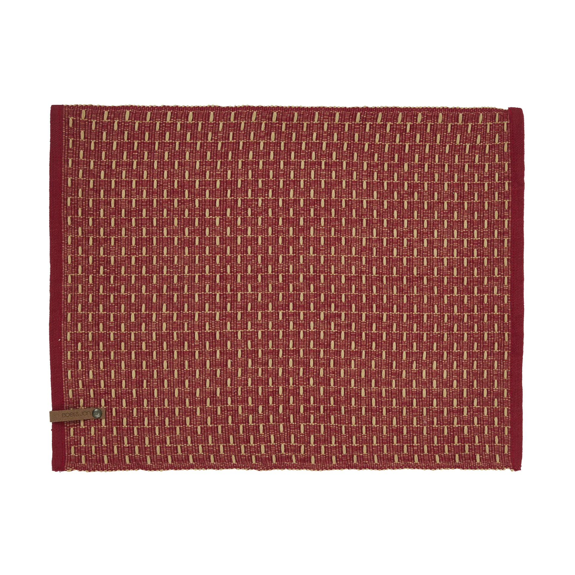 Theun placemat 35x45 cm, Red-nature Boel & Jan