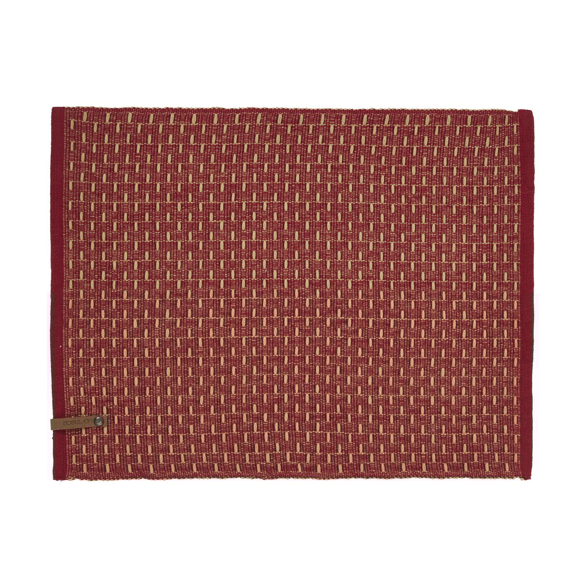 Boel & Jan Theun placemat 35x45 cm Red-nature | Scandinavian Design | Placemats | Red
