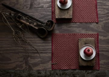 Theun placemat 35x45 cm - Red-nature - Boel & Jan