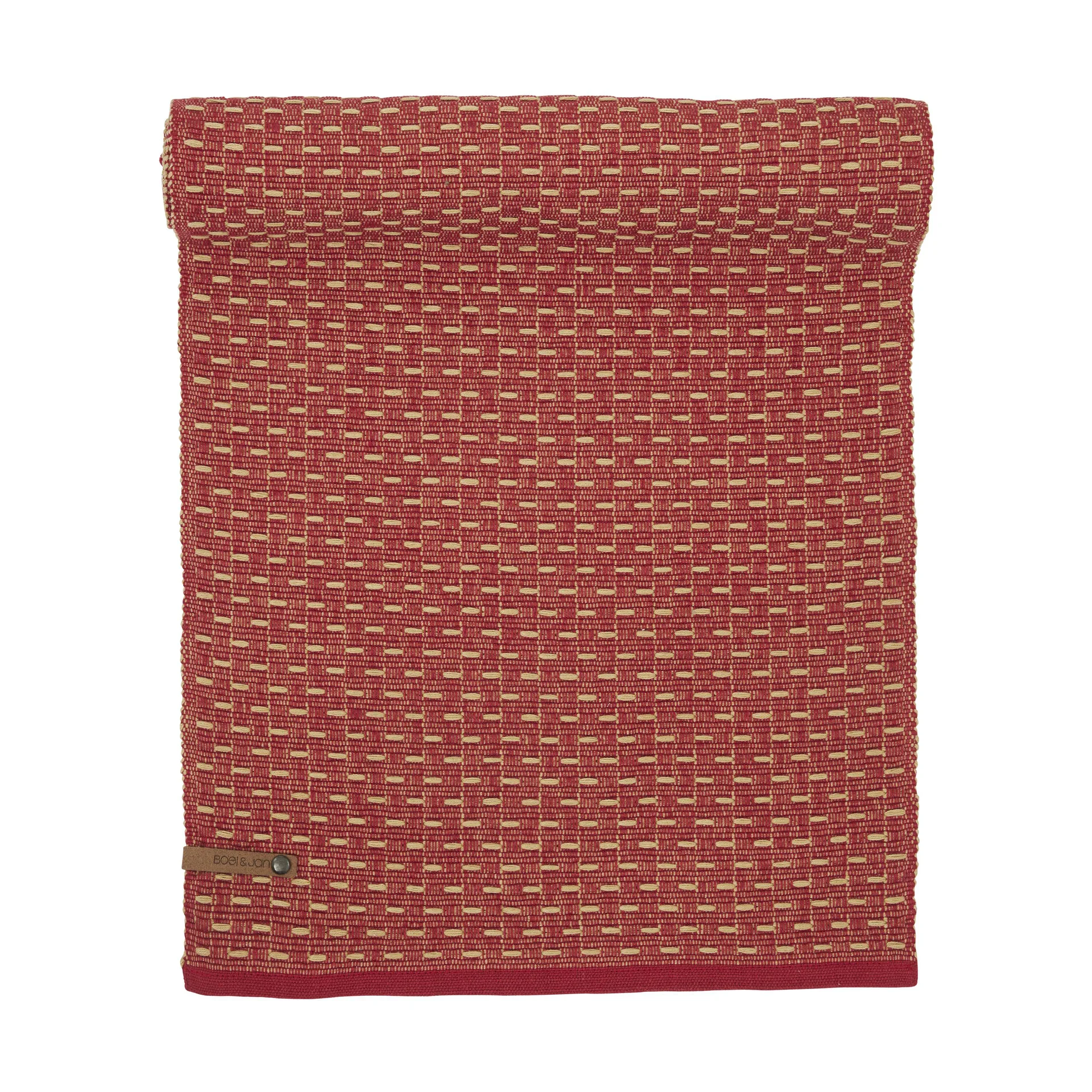 Theun table runner 35x120 cm, Red-nature Boel & Jan