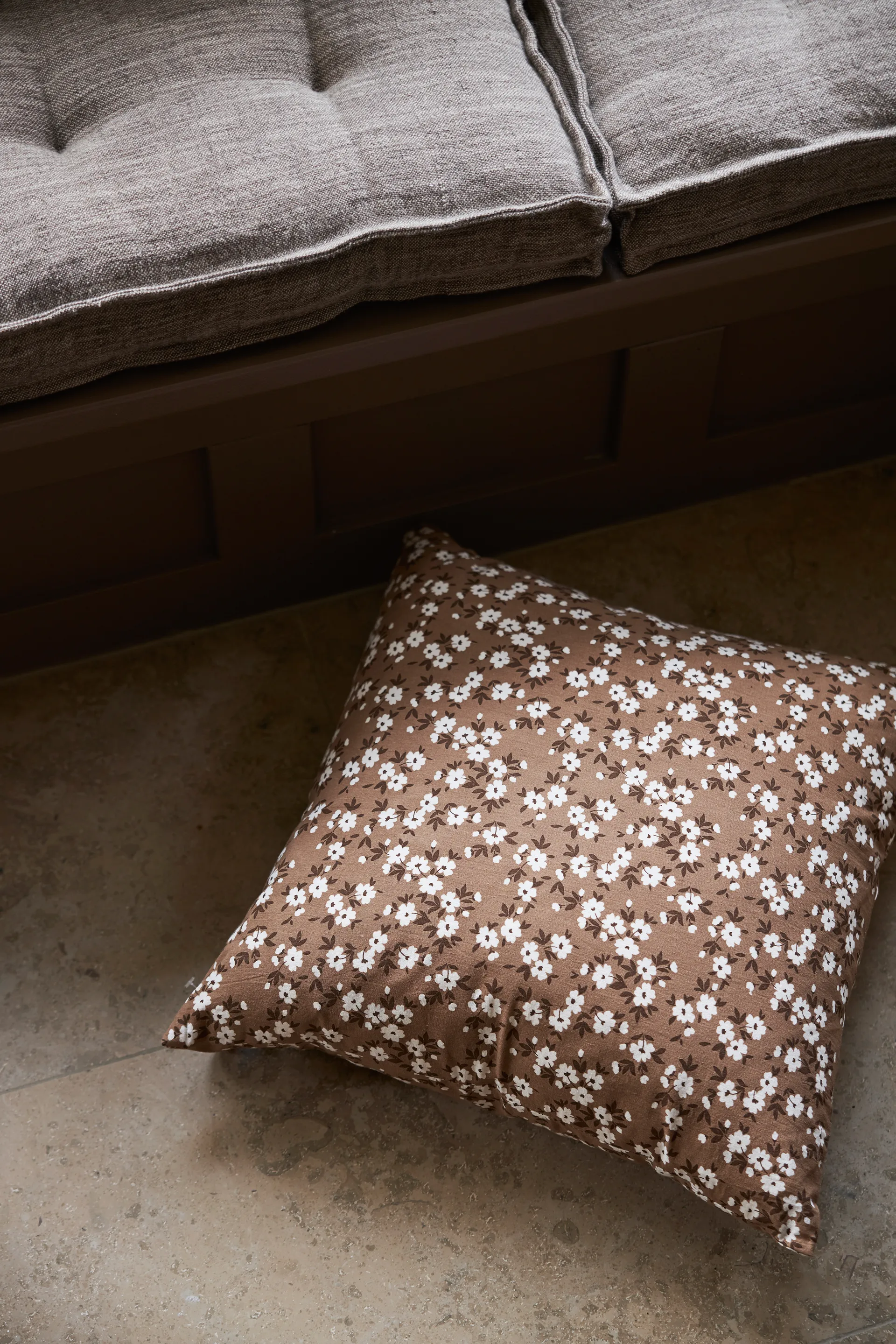 Timotej pillowcase 45x45 cm, Brown Boel & Jan
