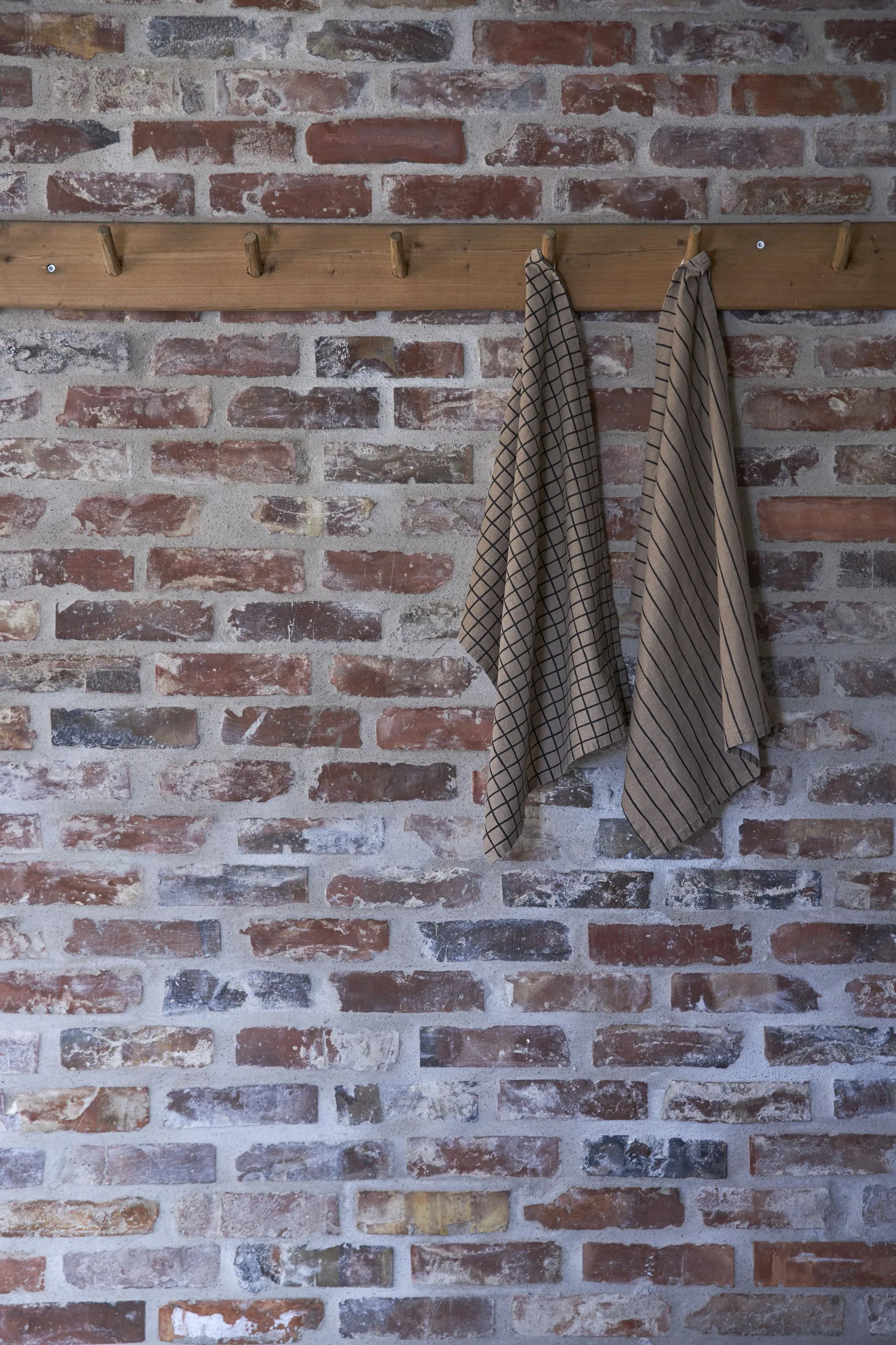 Tofta mix kitchen towel 50x70 cm 2-pack, Brown Boel & Jan