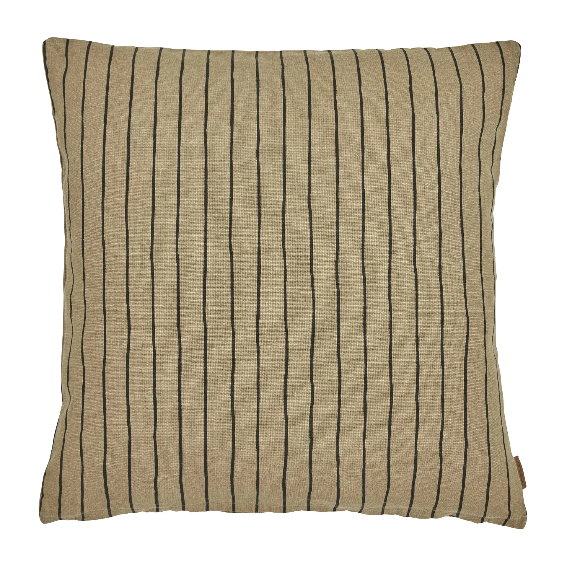 Tofta stripe cushion cover 45x45 cm, Brown Boel & Jan