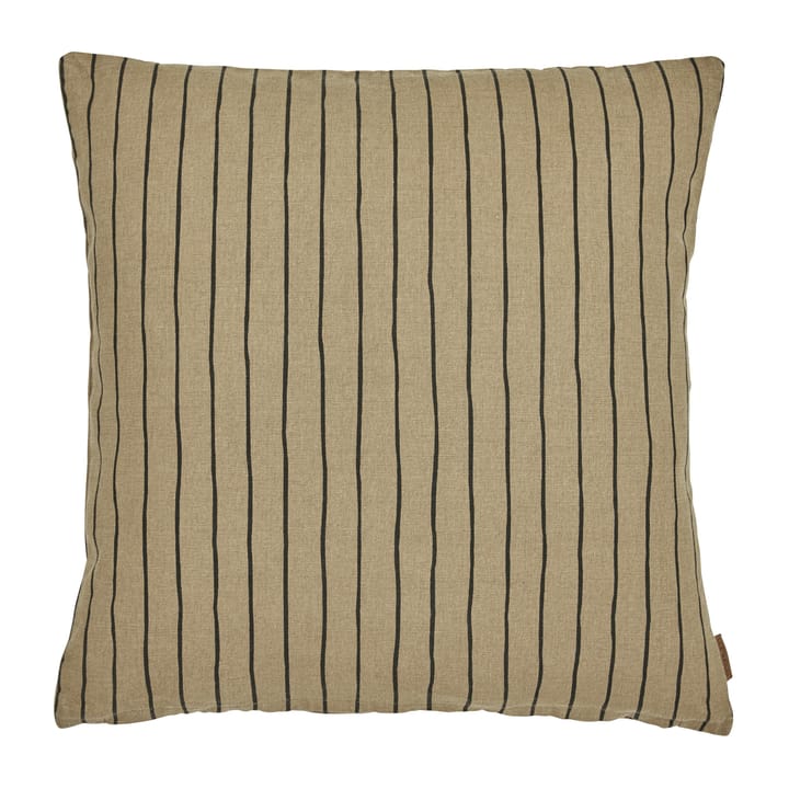 Tofta stripe cushion cover 45x45 cm - Brown - Boel & Jan