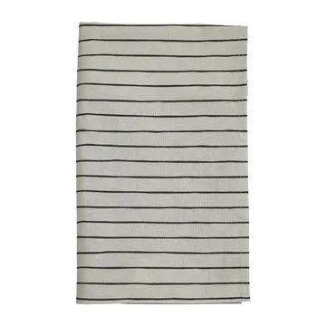 Tofta stripe tablecloth 150x150 cm - Grey - Boel & Jan