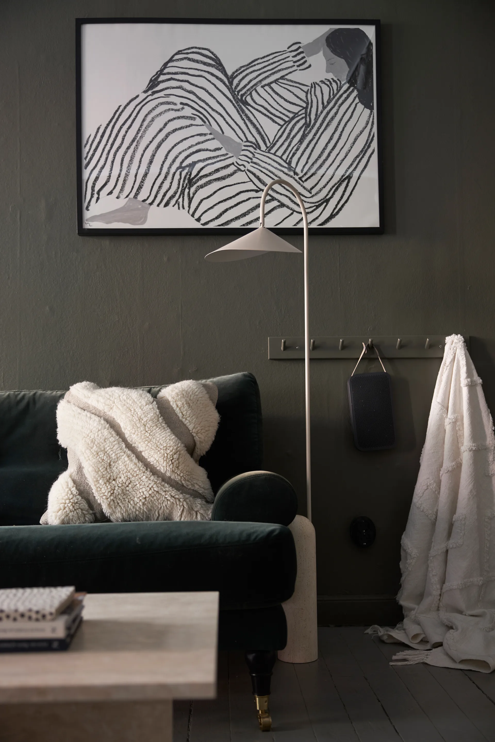 Tovhult cotton throw 130x170 cm, Offwhite Boel & Jan