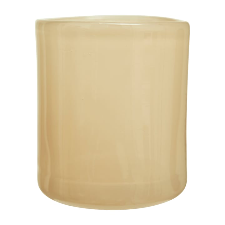 Visby candle lantern Ø9.5 cm - Yellow - Boel & Jan