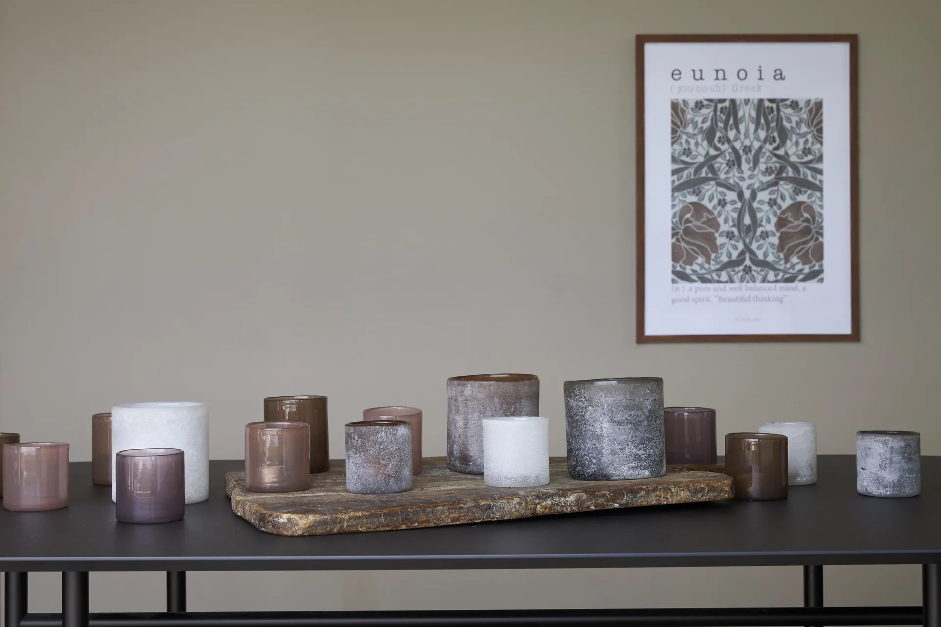 Visby lantern 8.5x10 cm, Brown Boel & Jan