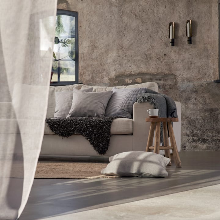 Walter wool throw 120x150 cm - Grey - Boel & Jan