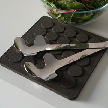 Leaf salad servers - Polished Steel - Born In Sweden