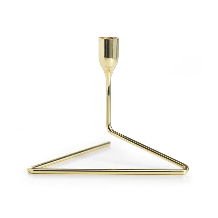 Puzzle candleholder small - gold - Born In Sweden