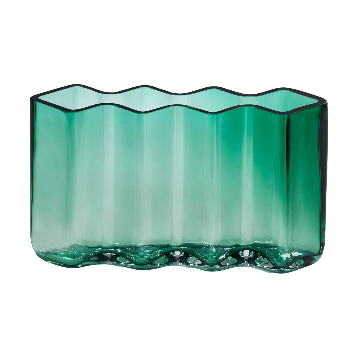 Born In Sweden Row vase four chambers Green