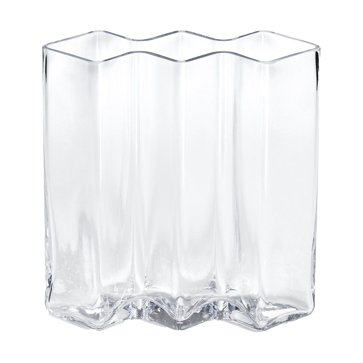 Born In Sweden Row vase three chambers high Clear | Scandinavian Design | Vases | Transparent