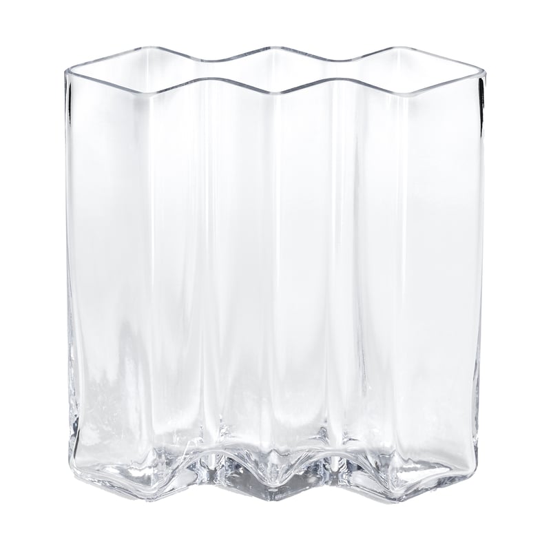 Born In Sweden Row vase three chambers high Clear