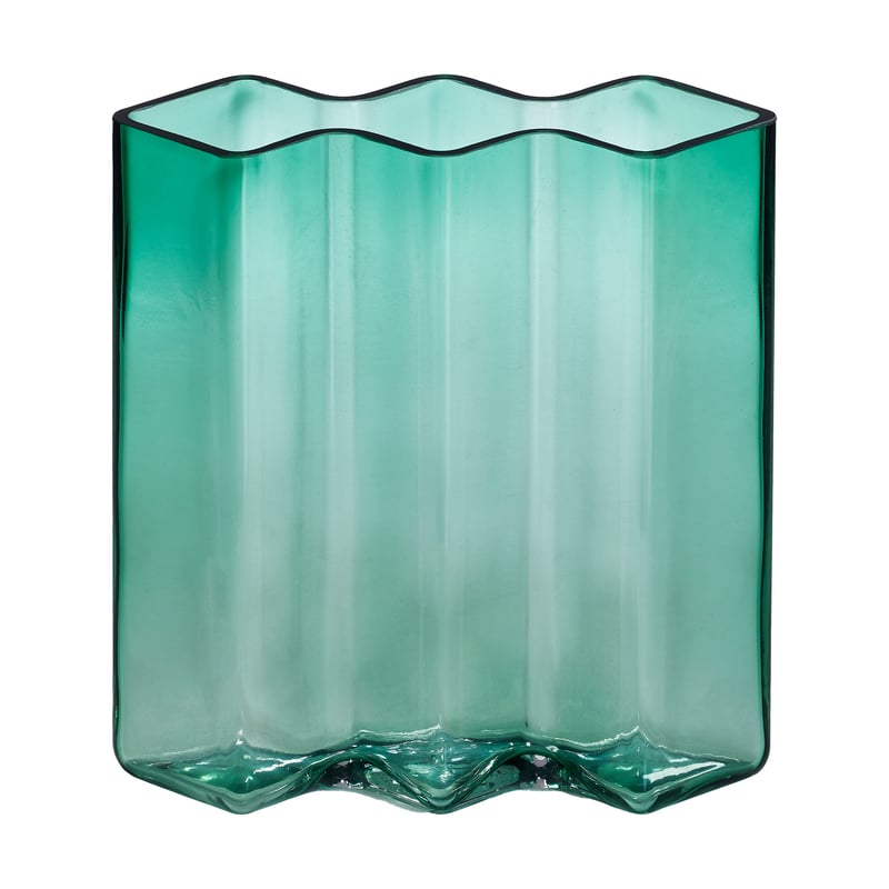 Born In Sweden Row vase three chambers high Green