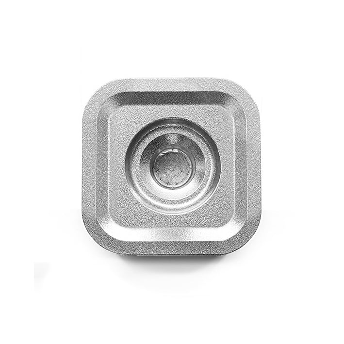 Born In Sweden Stumpastaken candle holder Ettan polished aluminum