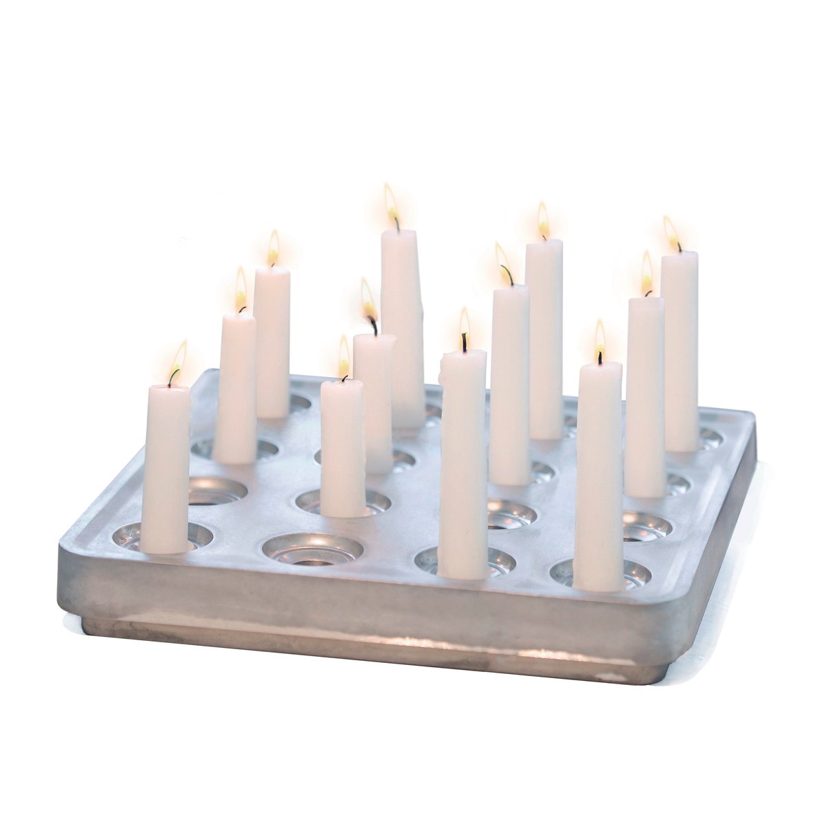Born In Sweden Stumpastaken candle holder large | Scandinavian Design | Candle holders | Grey