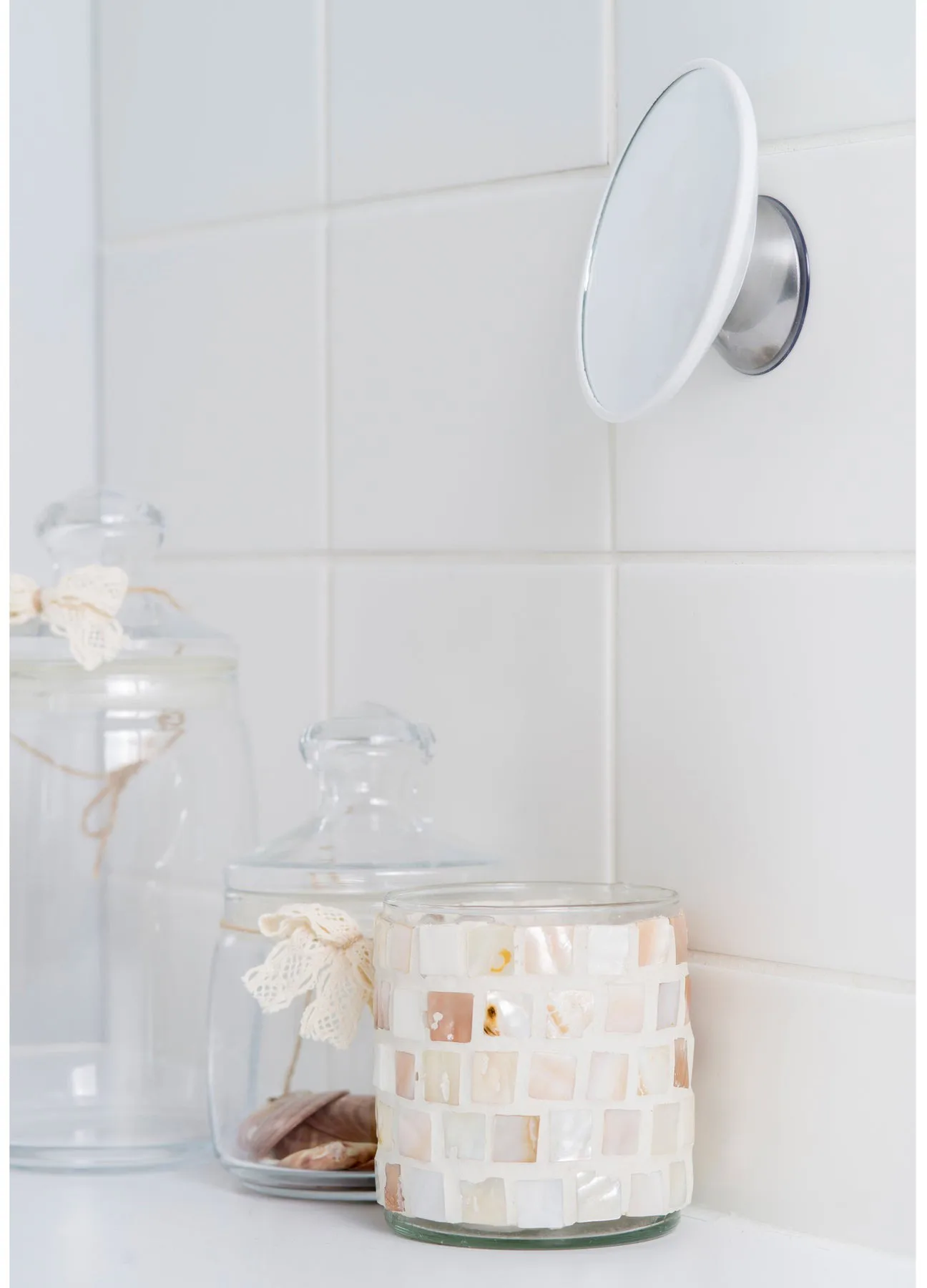 AirMirror makeup mirror x15 detachable with suction cup, Ø11.2 cm Bosign