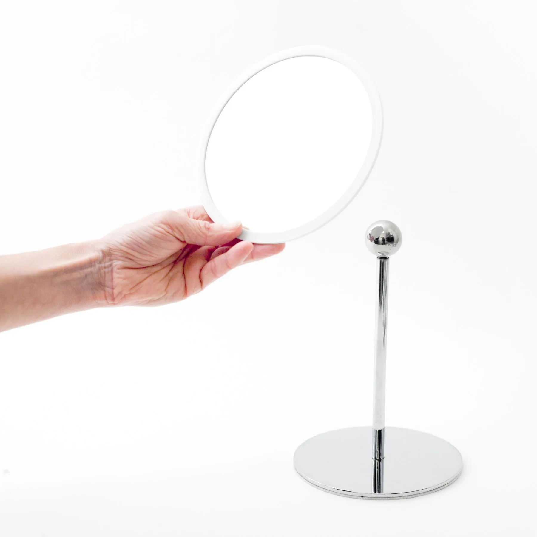 AirMirror table mirror x5 detachable magnetic, Ø16.5 cm Bosign