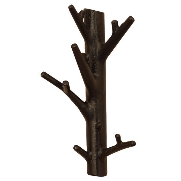 Bosign Branch hanger black brown | Scandinavian Design | Clothes hooks & hangers | Black