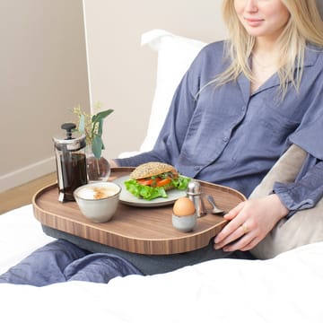 Bosign Knee tray curveline large 34x47 cm - Walnut - Bosign