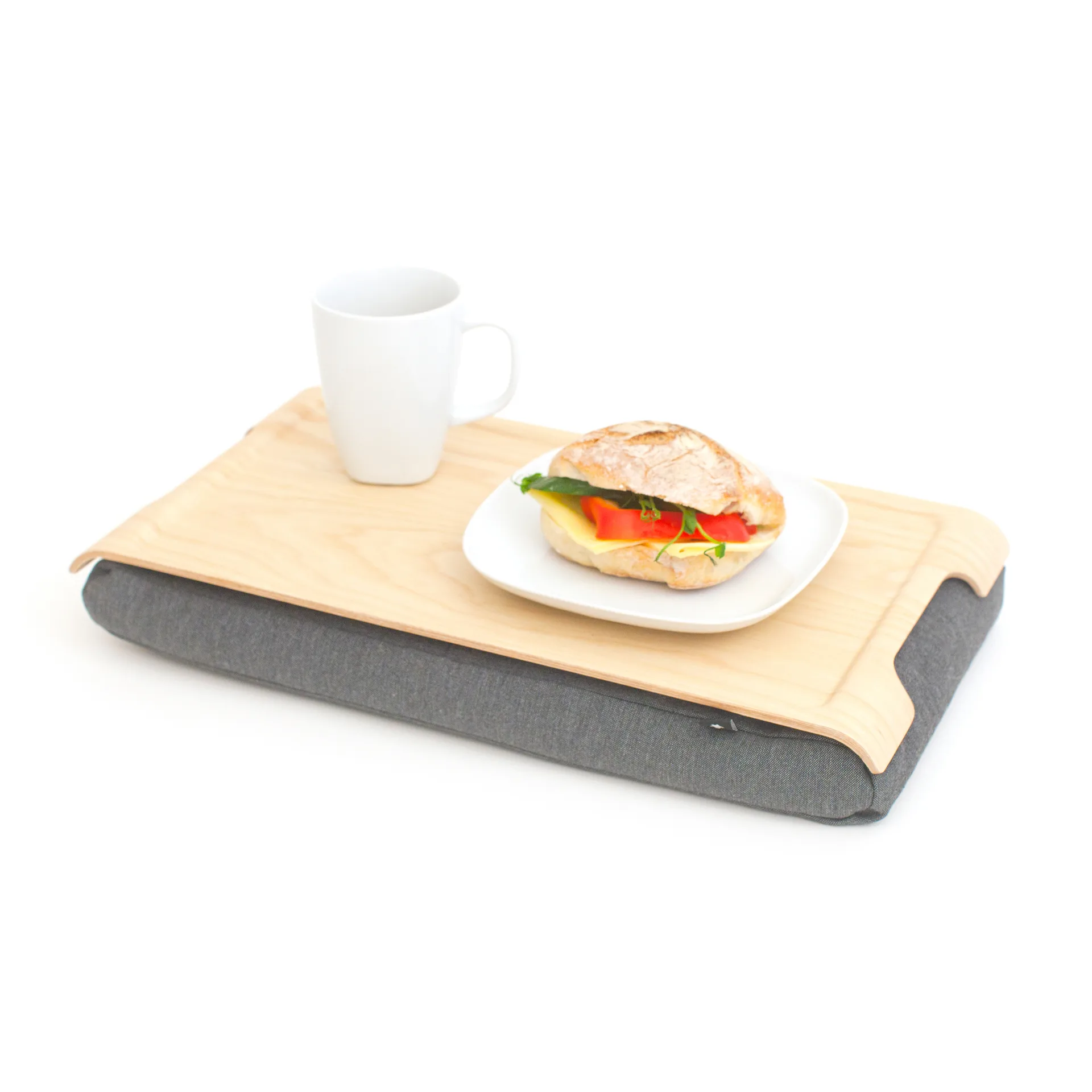 Bosign lap tray, Ash wood-grey Bosign