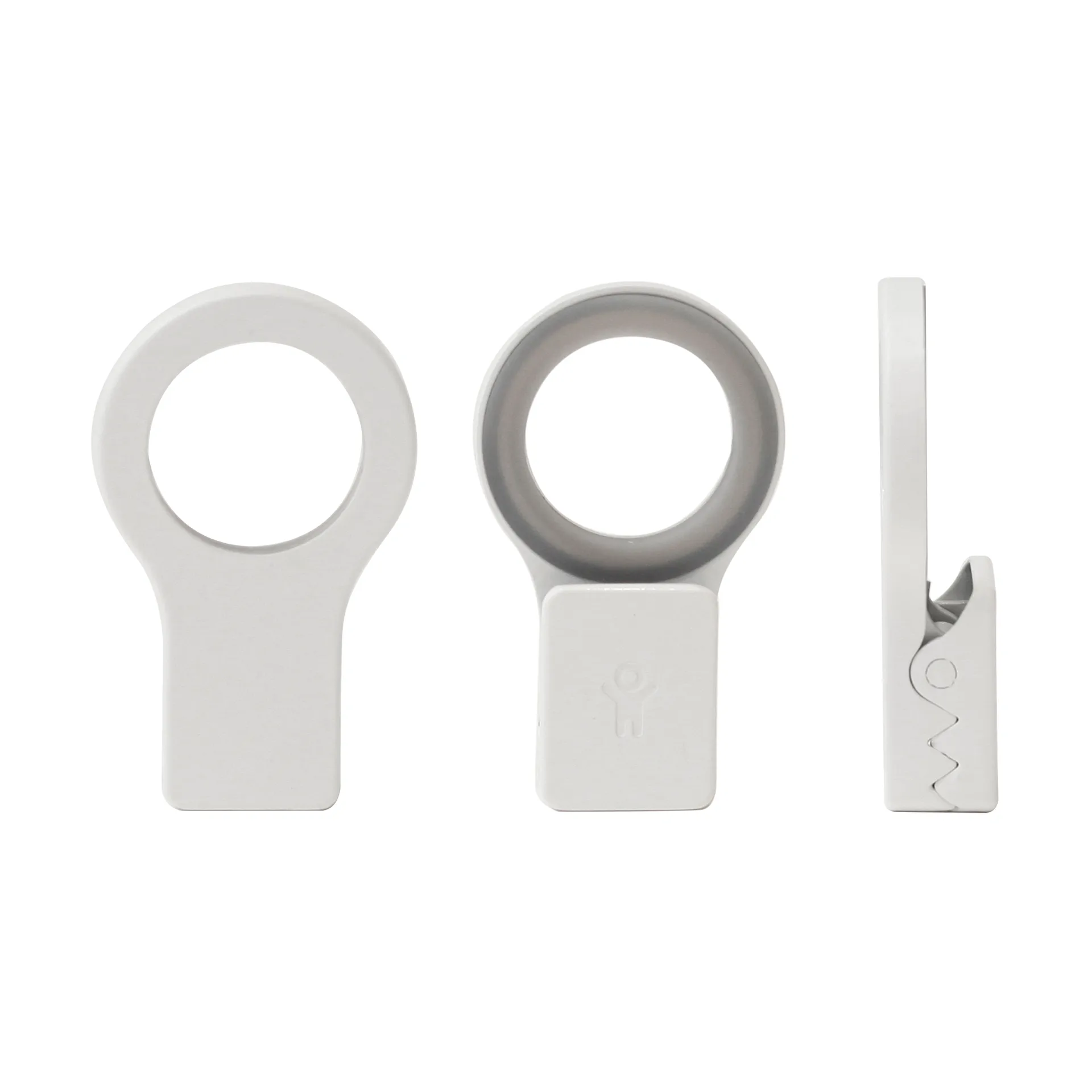 Bosign Loop clips for kitchen towel 2-pack, White Bosign