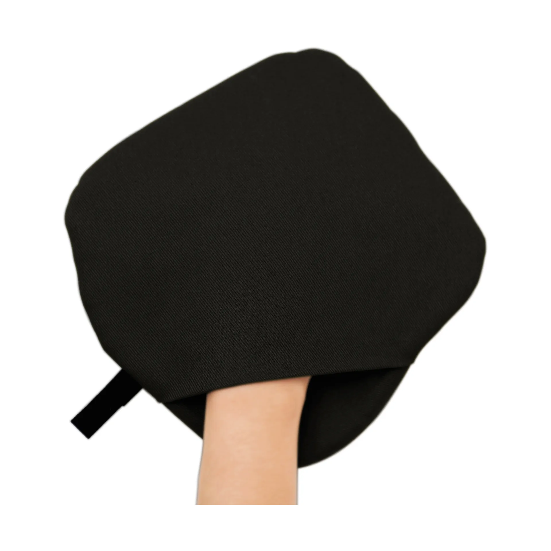 Bosign non-slip potholder with pocket, Black Bosign
