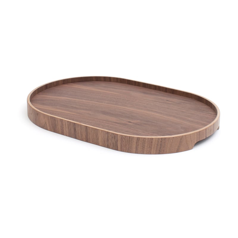 Bosign Bosign serving tray curveline medium 26x39 cm Walnut