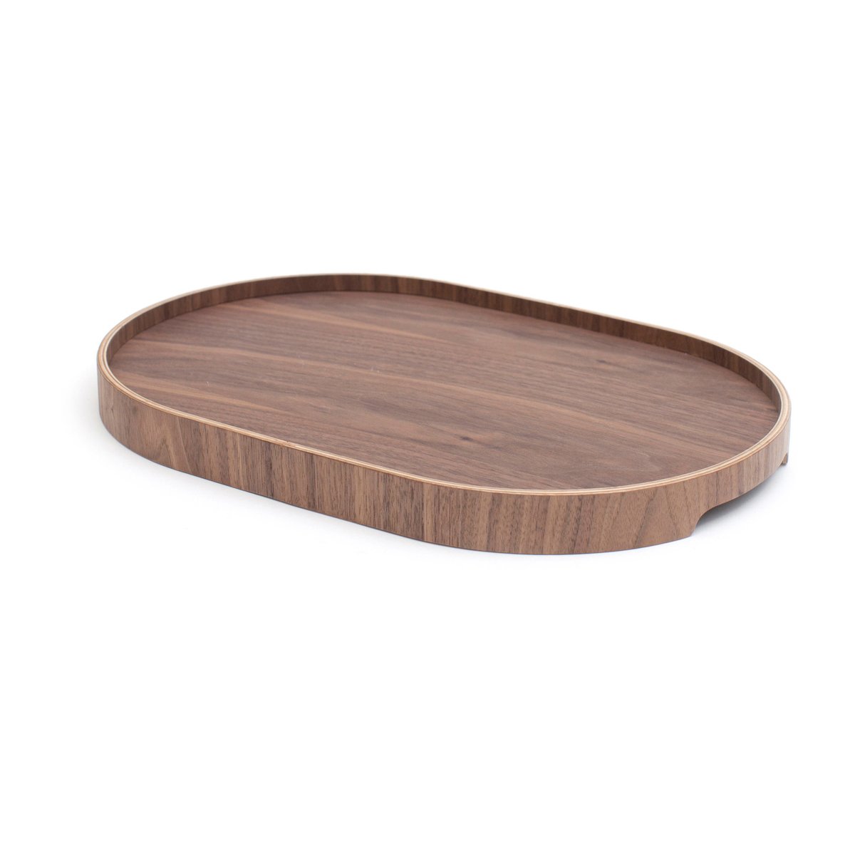 Bosign Bosign serving tray curveline medium 26x39 cm Walnut