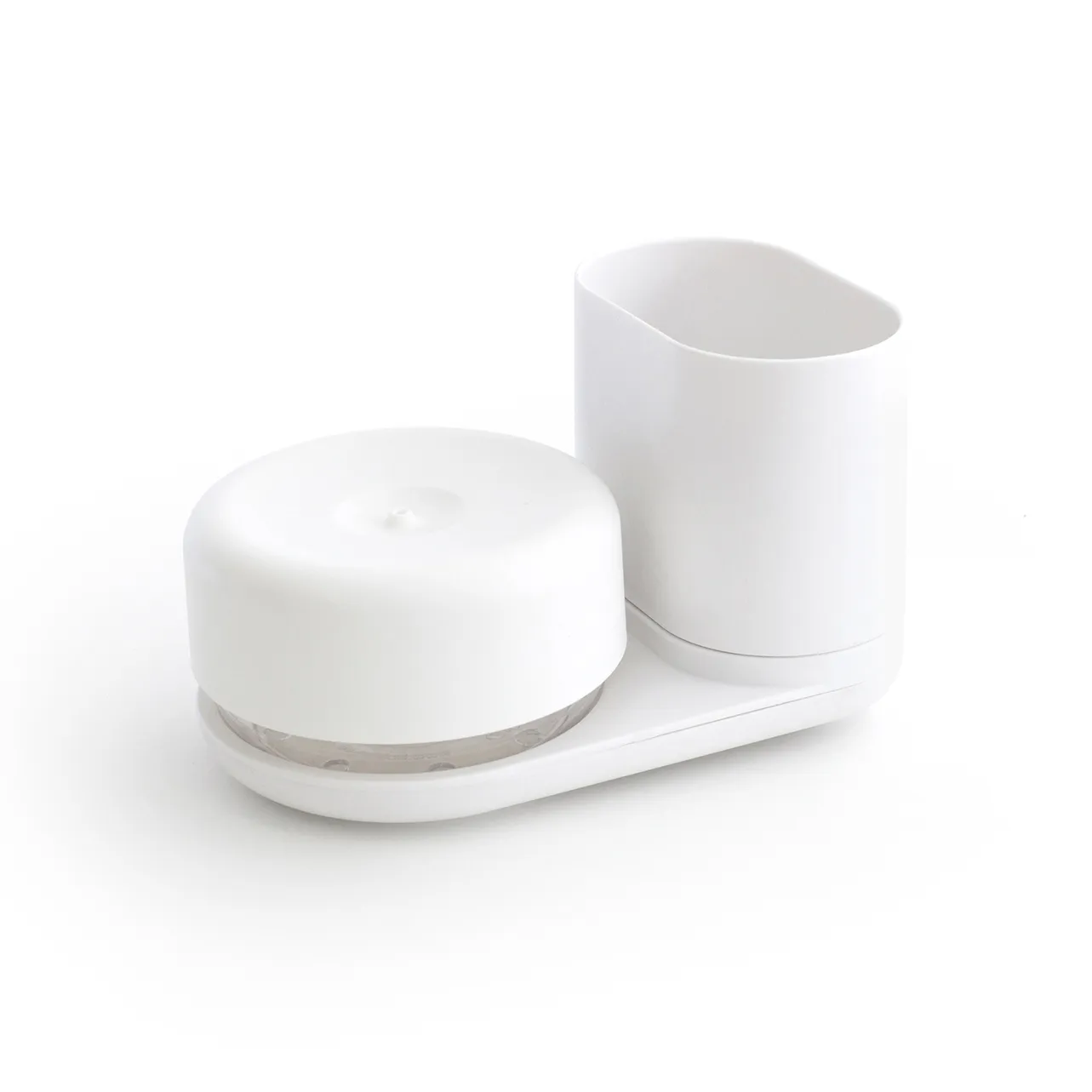 Dishwashing liquid pump with storage rack, white Bosign