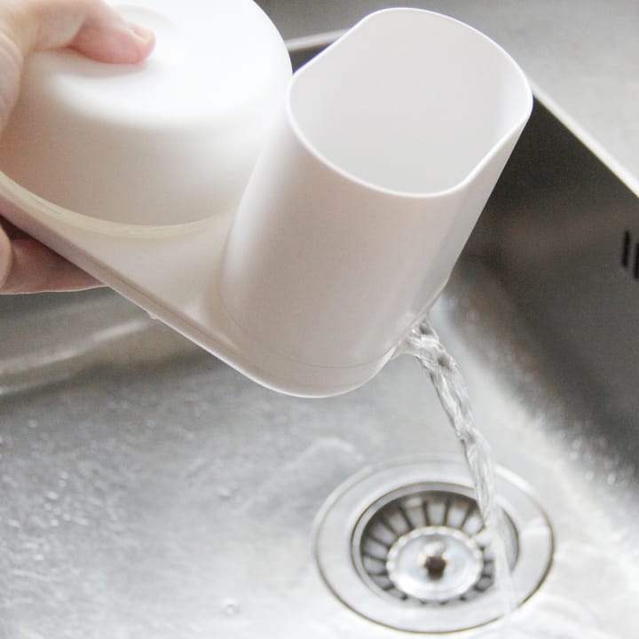 Dishwashing liquid pump with storage rack - white - Bosign
