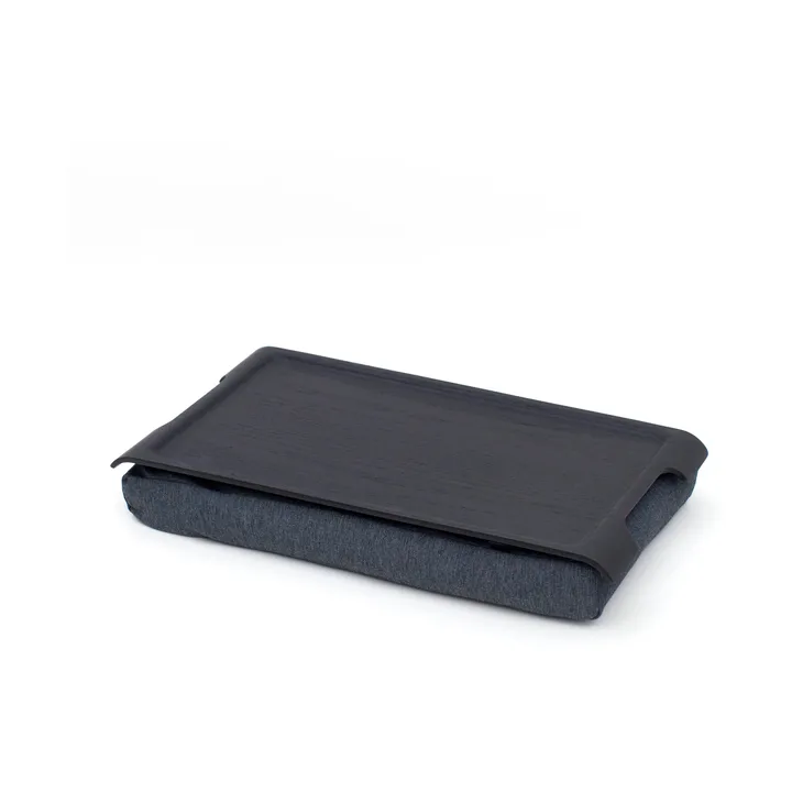 Laptray anti-slip 43x23 cm - Black willow-grey - Bosign