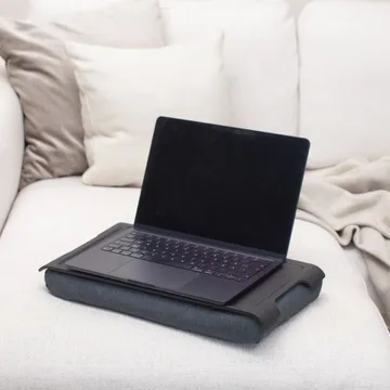 Laptray anti-slip 43x23 cm - Black willow-grey - Bosign