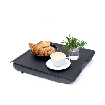 Laptray anti-slip 46x38 cm - Black willow-grey - Bosign