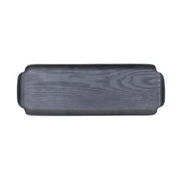 Leaf™ Wooden tray water- and oil-resistant 33x11.5 cm - Black willow wood - Bosign