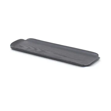 Leaf™ Wooden tray water- and oil-resistant 33x11.5 cm - Black willow wood - Bosign