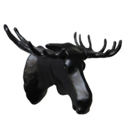 Bosign Moose hook black | Scandinavian Design | Clothes hooks & hangers | Black