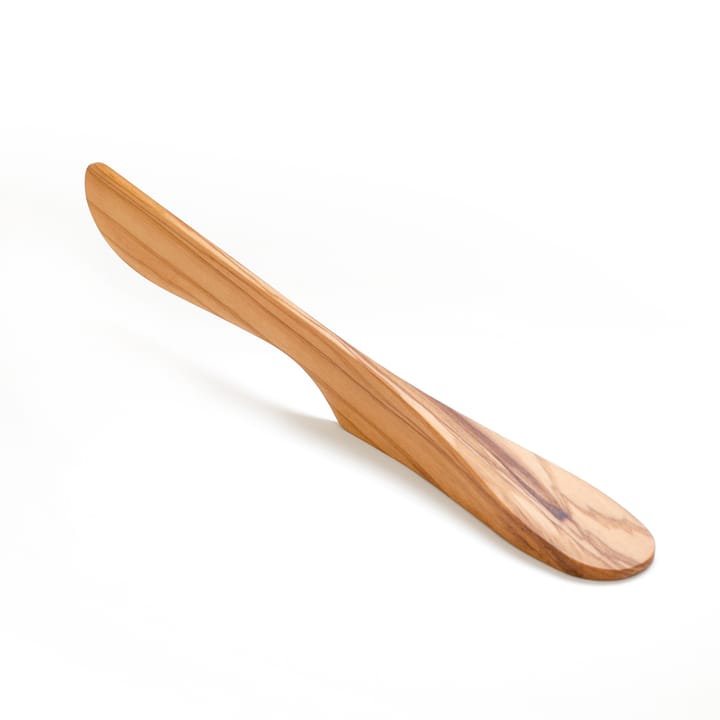 Self-standing butter knife large wood - olive wood - Bosign