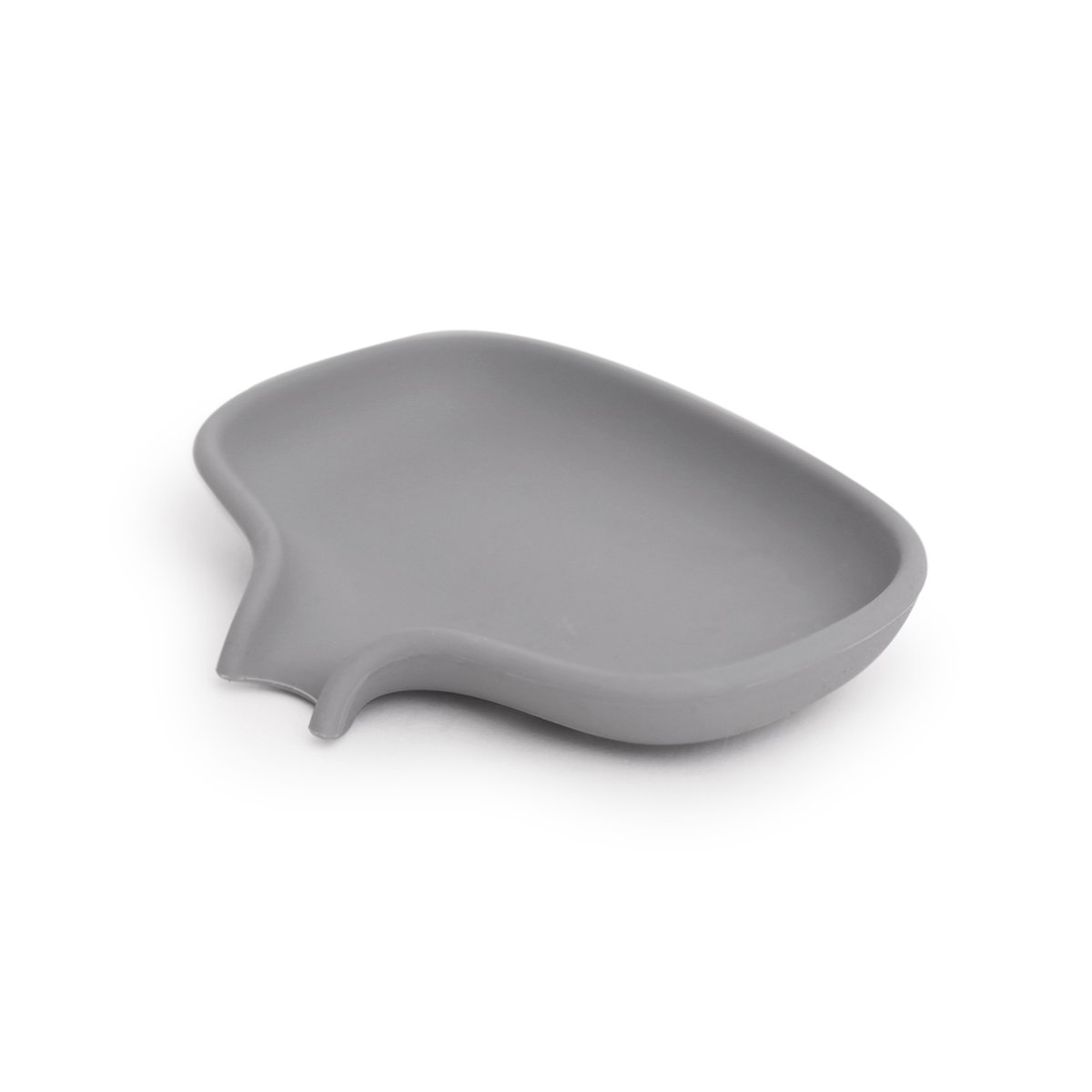 Bosign Soap dish with drainage spout silicone grey