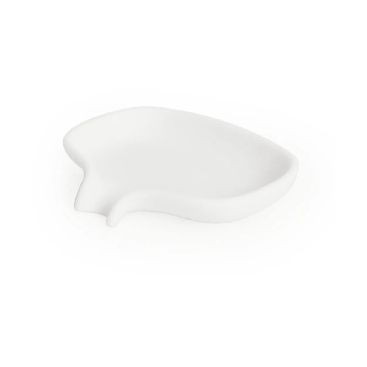 Bosign Soap Saver Flow soap dish with drainage spout small White
