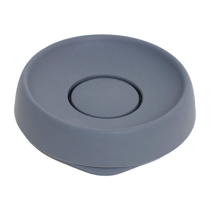 Soap tray with concealed drain spout in silicone - medium - Graphite - Bosign
