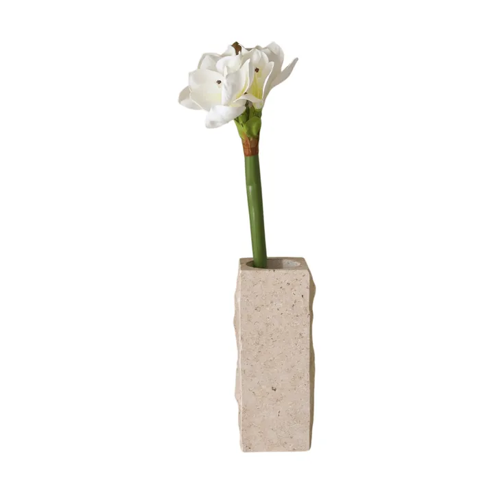 Amaryllis artificial flower - White, 73 cm - Botané