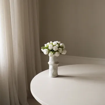 Artificial rose bouquet - Mini, white 10 pcs - Botané